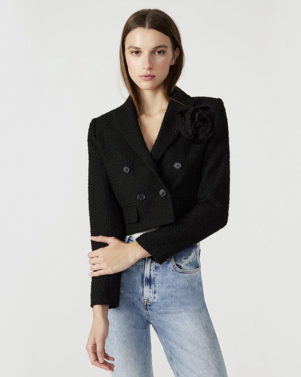VIRGINIE BLAZER BLACK - Image 2