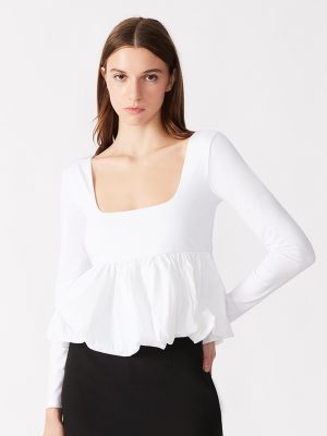 AVIELLE TOP WHITE