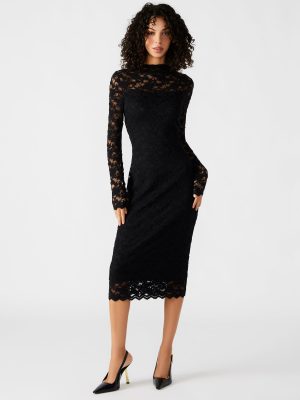 VIVIENNE LACE DRESS BLACK