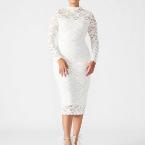 VIVIENNE LACE DRESS IVORY