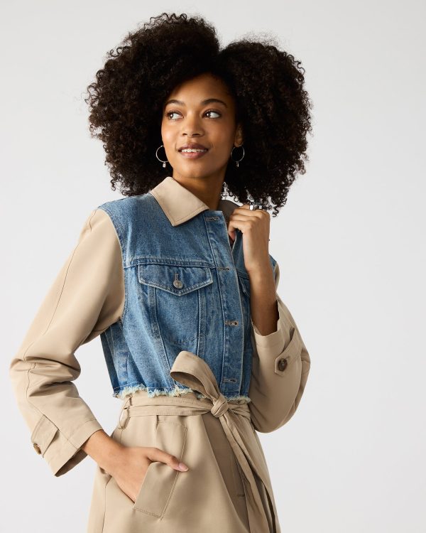 SORAYA COAT DENIM MULTI - Image 5