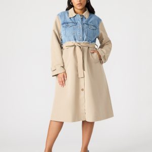 SORAYA COAT DENIM MULTI