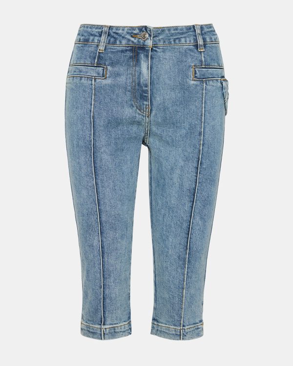 SKINNY DELRAY DENIM CAPRI PANT - Image 5