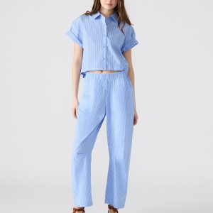 SAELYN PANT BLUE/WHITE