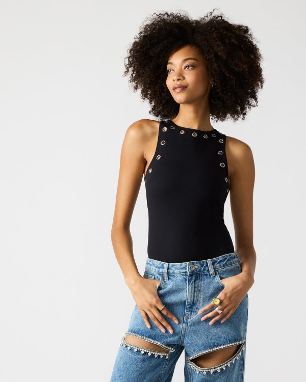 NICO GROMMET BODYSUIT BLACK - Image 3