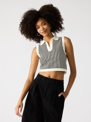 AMERY SWEATER BLACK/WHITE