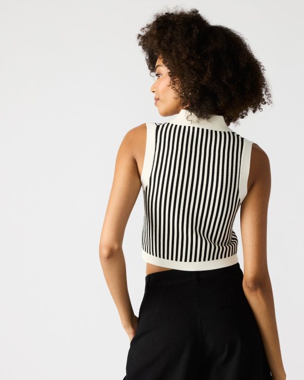 AMERY SWEATER BLACK/WHITE - Image 2