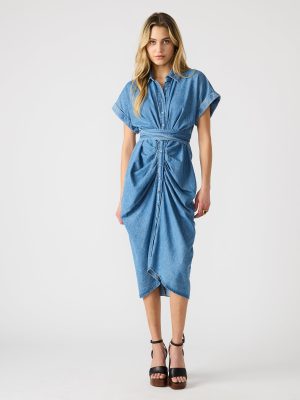 TORI DENIM DRESS