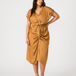 BRUNO DRESS CARAMEL