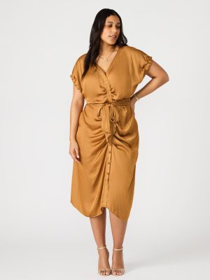 BRUNO DRESS CARAMEL