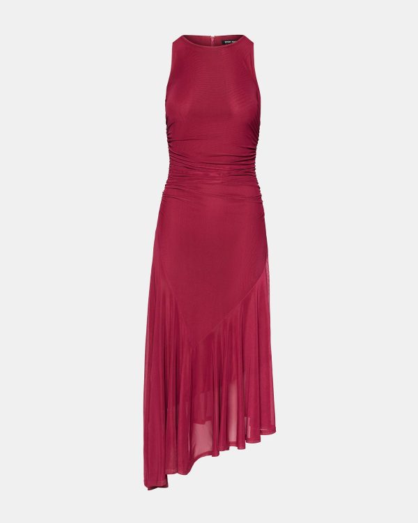LANEY DRESS RED - Image 5