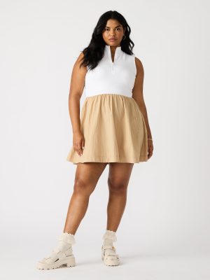 LYON DRESS TAUPE