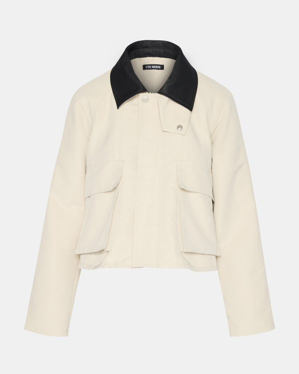 JUSTINA BARN JACKET OATMEAL - Image 7