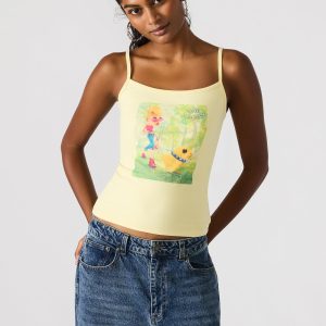 GOLDIE TANK PALE YELLOW