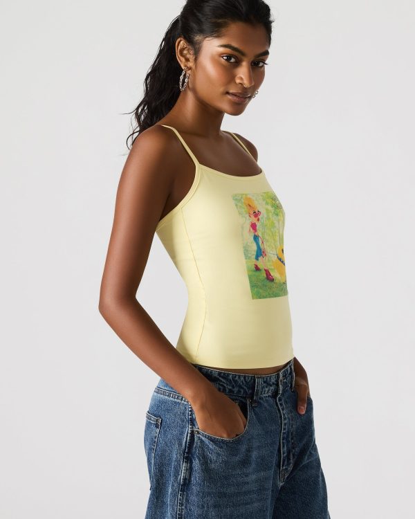 GOLDIE TANK PALE YELLOW - Image 2