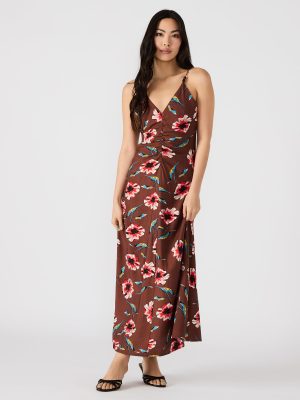 MONROE DRESS BROWN