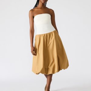OLIVER DRESS TAUPE