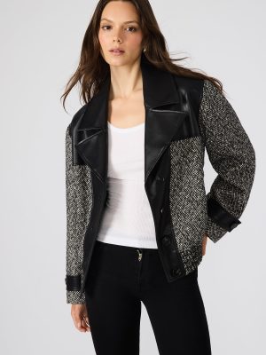 MERCEDES COAT BLACK MULTI