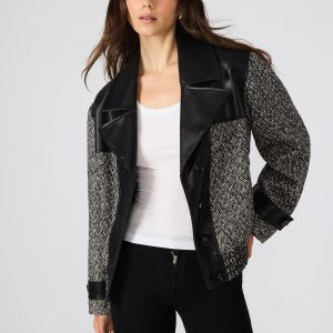 MERCEDES COAT BLACK MULTI