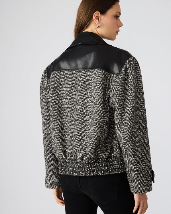 MERCEDES COAT BLACK MULTI - Image 3