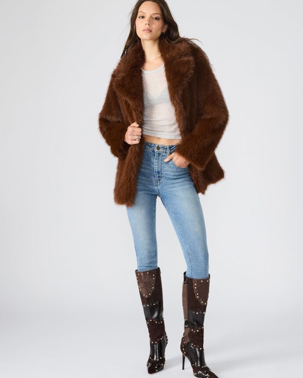 KINDRA COAT BROWN - Image 5