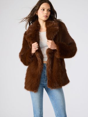 KINDRA COAT BROWN