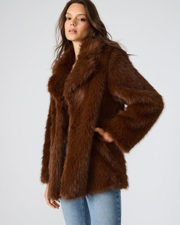 KINDRA COAT BROWN - Image 3