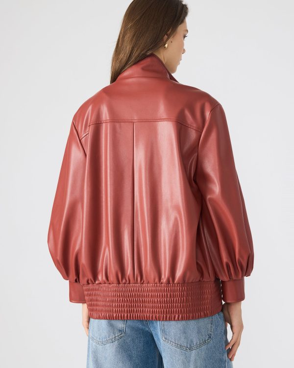VEE JACKET DUSTY BRICK - Image 5