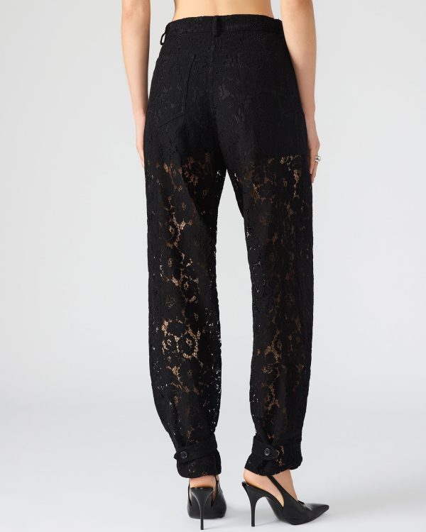 TRE LACE PANT BLACK - Image 5