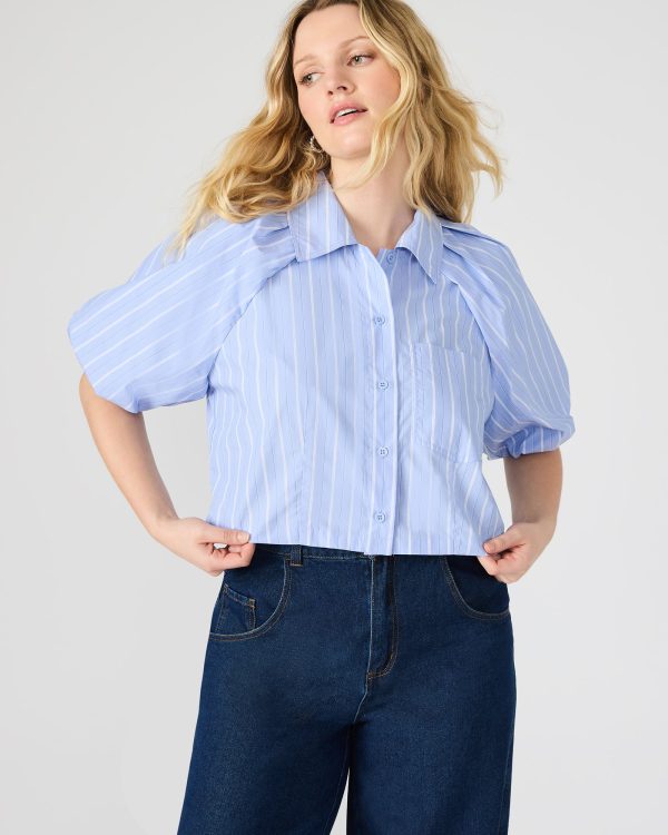 REECE TOP SOFT BLUE - Image 2