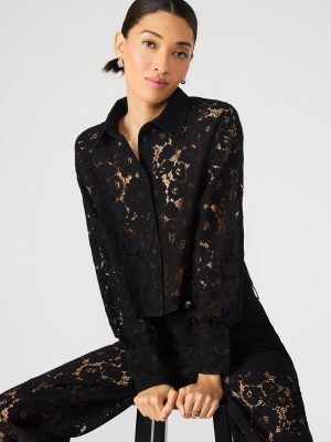 JAIYA LACE TOP BLACK