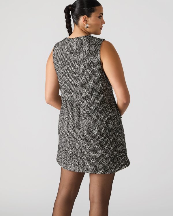 LOUIE DRESS BLACK/WHITE - Image 4