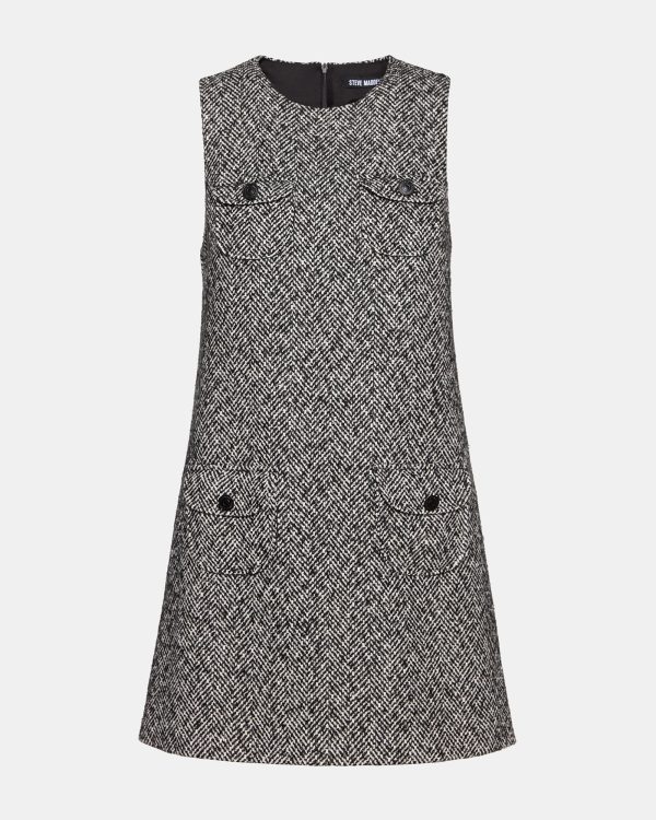 LOUIE DRESS BLACK/WHITE - Image 7