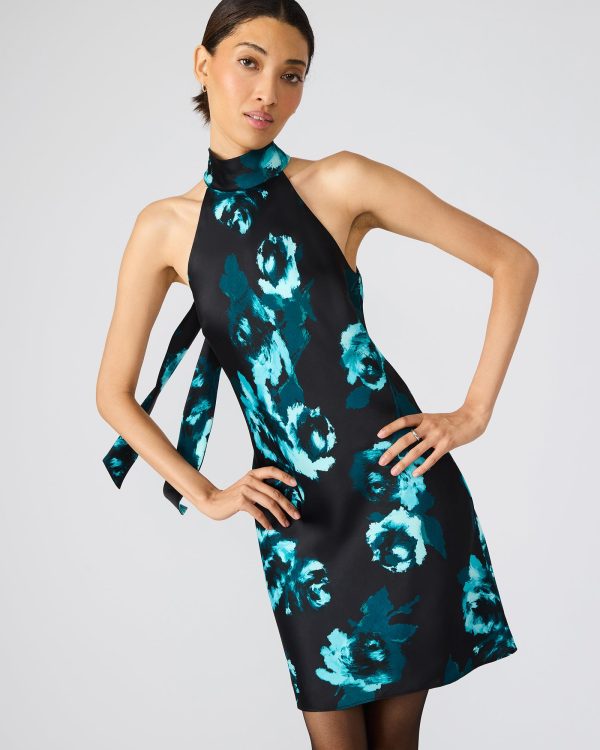 LARA MINI DRESS DECO ROSE