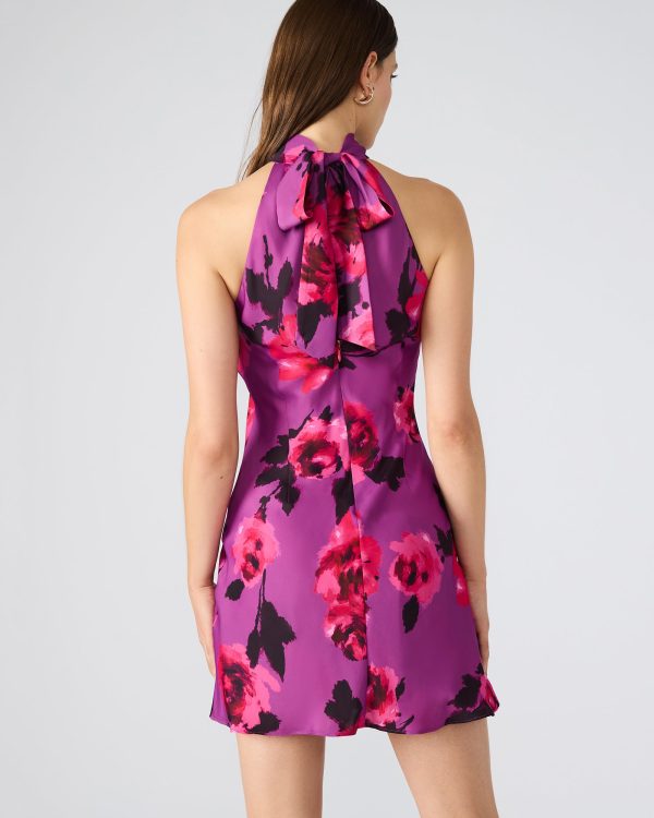 LARA MINI DRESS ROSETTE PINK - Image 3