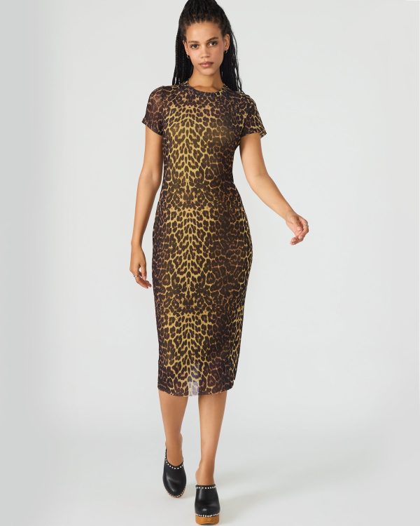 SHORT SLEEVE HAILEE DRESS HOT SPOTS PRINT - Image 2