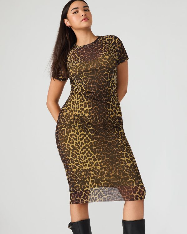 SHORT SLEEVE HAILEE DRESS HOT SPOTS PRINT - Image 5