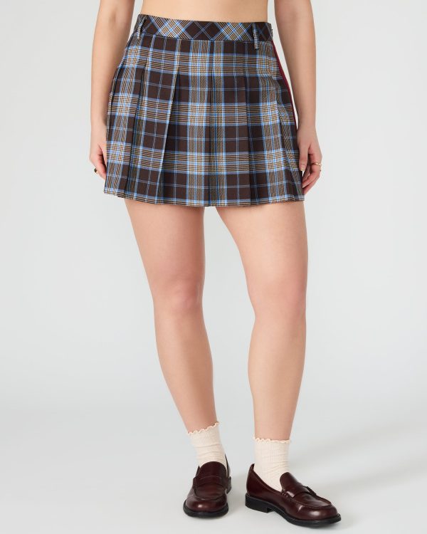 MARGO SKIRT BROWN PLAID - Image 2
