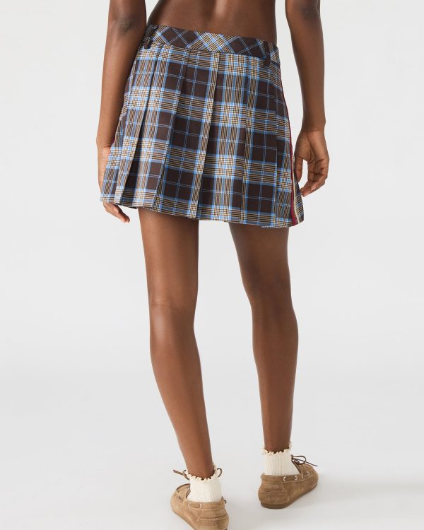 MARGO SKIRT BROWN PLAID - Image 5