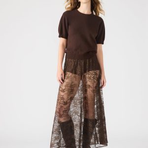 GISELA SKIRT DARK ESPRESSO
