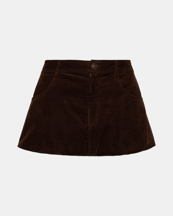 SIMONA SKIRT DARK ESPRESSO - Image 9