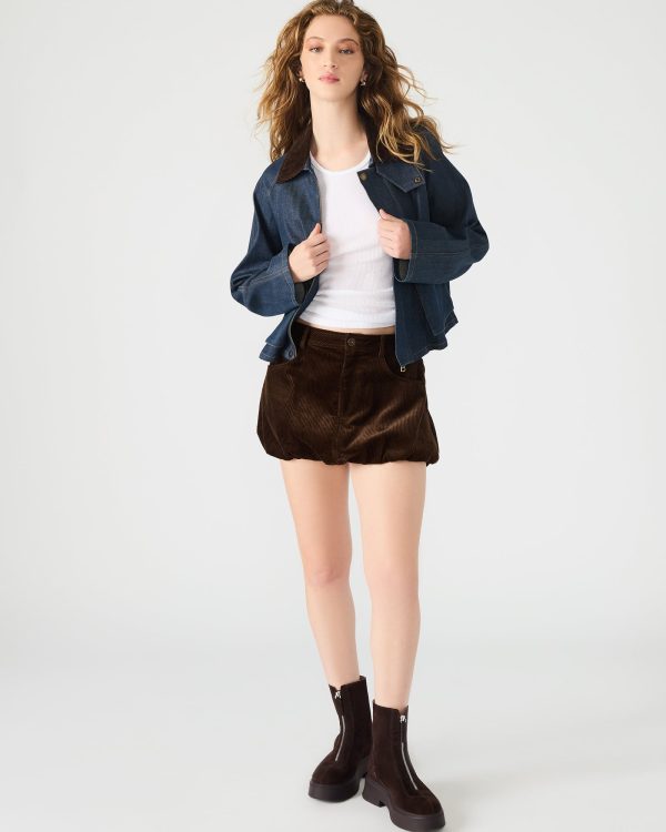 SIMONA SKIRT DARK ESPRESSO - Image 2