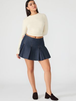 JOAN SKIRT DEEP INDIGO