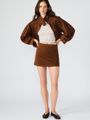 CINDI SKORT CHICORY COFFEE