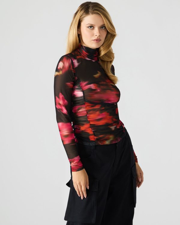 TAYLORE TOP BLURRY FLORAL - Image 2