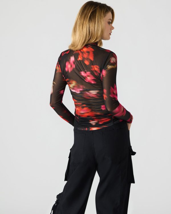 TAYLORE TOP BLURRY FLORAL - Image 3