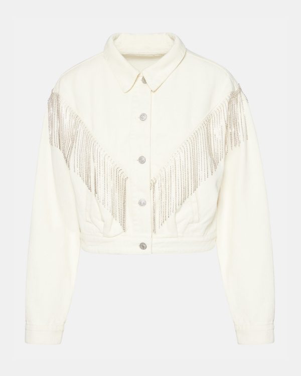CANYON DENIM JACKET CREAM - Image 6