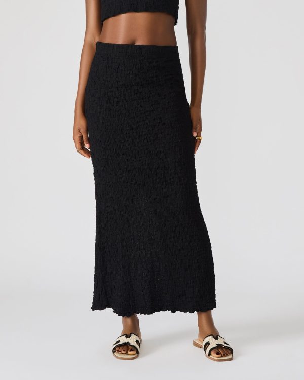 SEASIDE MAXI SKIRT SET BLACK - Image 5