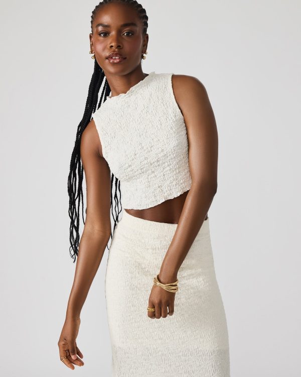 SEASIDE MAXI SKIRT SET CREAM - Image 2