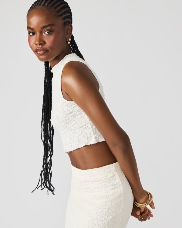 SEASIDE MAXI SKIRT SET CREAM - Image 3
